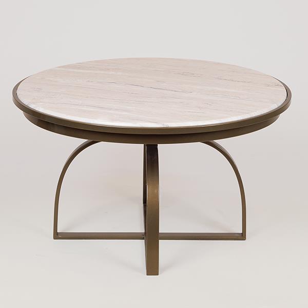 Έπιπλα σαλονιού 24home - ΣΗΜΑΝΤΙΚΟ: Σε περίπτωση διαφοράς τιμής από το κατάστημα ισχύει παντα και μόνο η τιμή του καταστήματος Τραπεζάκι Σαλονιού Μεταλλικό Χρυσό-Λευκό 70x70x40εκ. ES