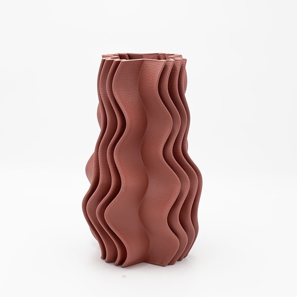 Βάζο Κεραμικό Μπορντώ 18,5x30,5εκ. ESTHETI 819-00670 (Υ