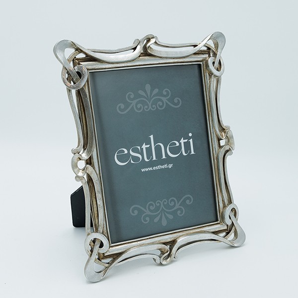 Κορνίζα Polyresin Ασημί-Χρυσή 15x20εκ. ESTHETI 815-0001