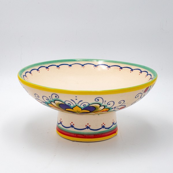 Διακοσμητικό Μπωλ Κεραμικό Μπεζ-Multi Με Λεμόνια 26,5x1