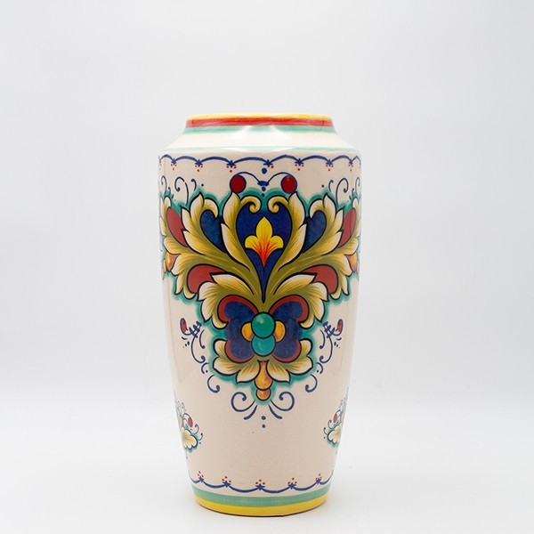 Βάζο Κεραμικό Μπεζ-Multi 17x17x33εκ. ESTHETI 819-00186 