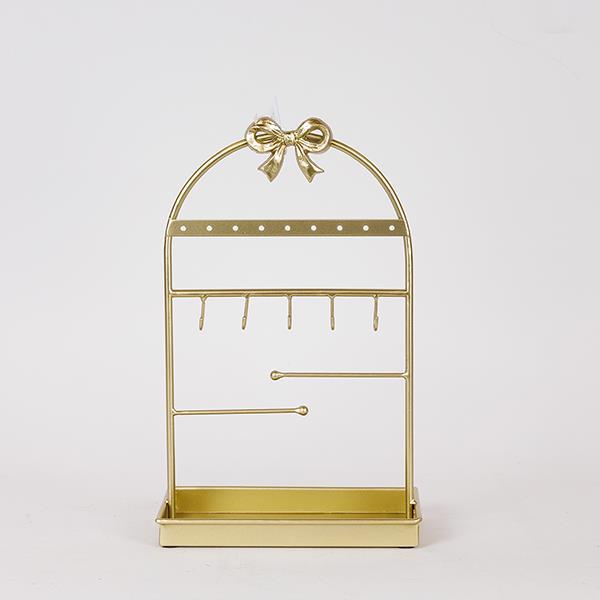 Σταντ Κοσμημάτων Μεταλλικό Χρυσό 23x12x35,5εκ. ESTHETI 819-00363 (Υλικό: Μεταλλικό, Χρώμα: Χρυσό ) - ESTHETI - 819-00363