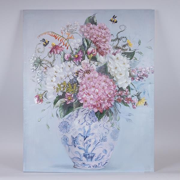 Πίνακας Καμβάς Βάζο Με Λουλούδια Multi 80x3x100εκ. ESTHETI 755-12247 (Ύφασμα: Καμβάς) - ESTHETI - 755-12247