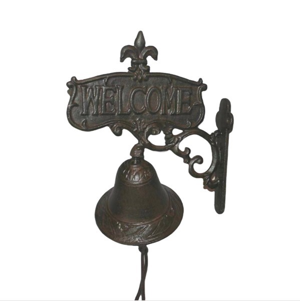 Διακοσμητικά Επιτραπέζια 24home - ΣΗΜΑΝΤΙΚΟ: Σε περίπτωση διαφοράς τιμής από το κατάστημα ισχύει παντα και μόνο η τιμή του καταστήματος Καμπανάκι Πόρτας Μαντεμένιο Καφέ 19x11x25εκ. ESTHETI 81