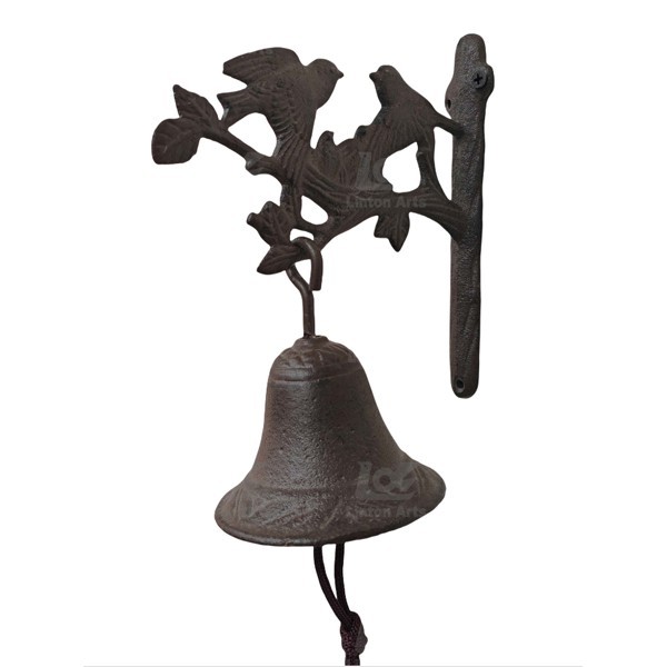 Διακοσμητικά Επιτραπέζια 24home - ΣΗΜΑΝΤΙΚΟ: Σε περίπτωση διαφοράς τιμής από το κατάστημα ισχύει παντα και μόνο η τιμή του καταστήματος Καμπανάκι Πόρτας Μαντεμένιο Καφέ 16x10x21εκ. ESTHETI 81