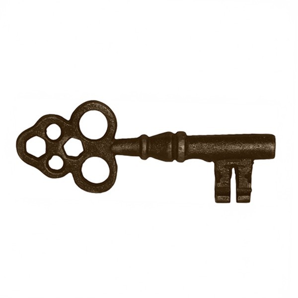 Διακοσμητικά Επιτραπέζια 24home - ΣΗΜΑΝΤΙΚΟ: Σε περίπτωση διαφοράς τιμής από το κατάστημα ισχύει παντα και μόνο η τιμή του καταστήματος Κλειδί Διακοσμητικό Μαντεμένιο Καφέ 6,5x2x17εκ. ESTHETI