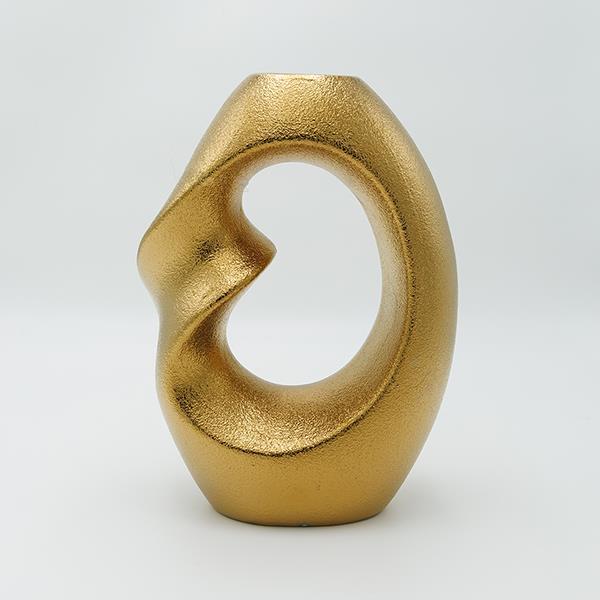 ESTHETI - ΣΗΜΑΝΤΙΚΟ: Σε περίπτωση διαφοράς τιμής από το κατάστημα ισχύει παντα και μόνο η τιμή του καταστήματος Βάζο Κεραμικό Χρυσό 21,5x11x29εκ. ESTHETI 819-00113 (Υλ