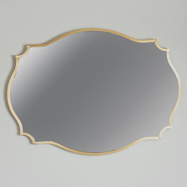 Καθρέπτης Τοίχου Μεταλλικός Χρυσός 90x2,5x60εκ. ESTHETI