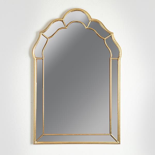 Καθρέπτης Τοίχου Μεταλλικός Χρυσός 60x3x90εκ. ESTHETI 7