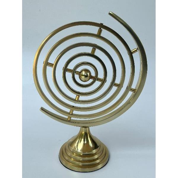 ESTHETI - ΣΗΜΑΝΤΙΚΟ: Σε περίπτωση διαφοράς τιμής από το κατάστημα ισχύει παντα και μόνο η τιμή του καταστήματος Διακοσμητική Επιτραπέζια Υδρόγειος Μεταλλική Χρυσή 33εκ