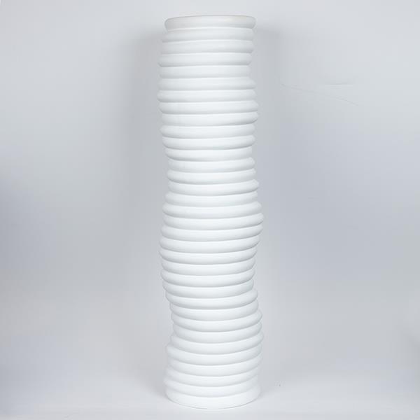 Διακοσμητικά Επιτραπέζια 24home - ΣΗΜΑΝΤΙΚΟ: Σε περίπτωση διαφοράς τιμής από το κατάστημα ισχύει παντα και μόνο η τιμή του καταστήματος Βάζο Κεραμικό Λευκό 21,3x17x75,5εκ. ESTHETI 752-20398 (