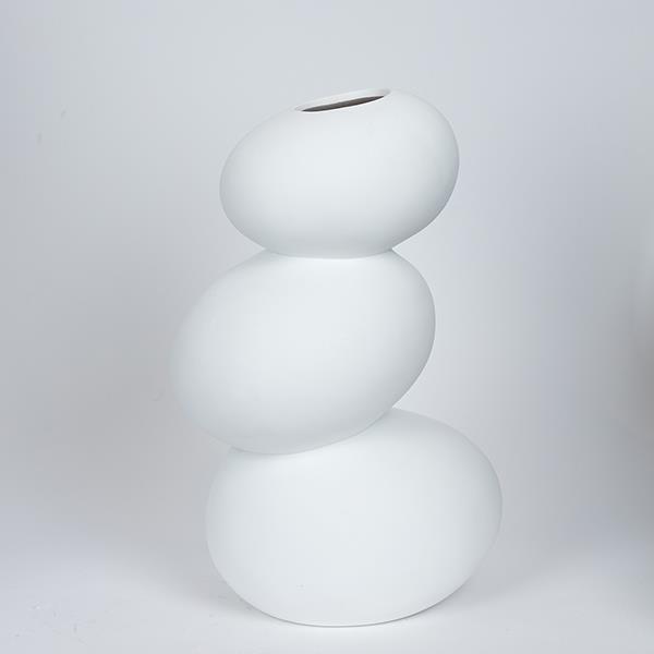 Διακοσμητικά Επιτραπέζια 24home - ΣΗΜΑΝΤΙΚΟ: Σε περίπτωση διαφοράς τιμής από το κατάστημα ισχύει παντα και μόνο η τιμή του καταστήματος Βάζο Κεραμικό Λευκό 21x17x32,2εκ. ESTHETI 752-20404 (Υλ