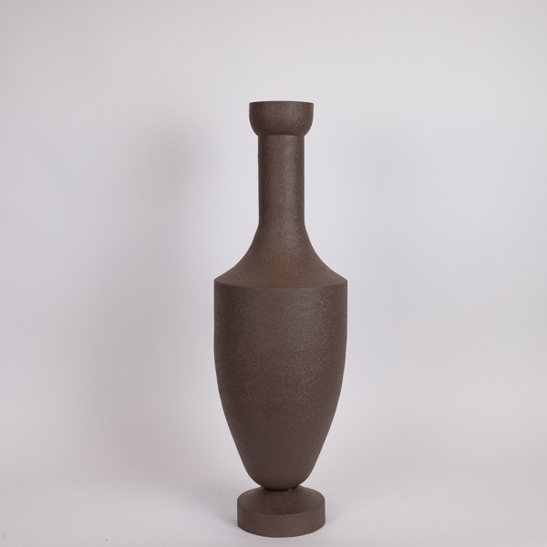 Βάζο Μεταλλικό Καφέ 23x23x72εκ. ESTHETI 819-00304 (Υλικό: Μεταλλικό, Χρώμα: Καφέ) - ESTHETI - 819-00304