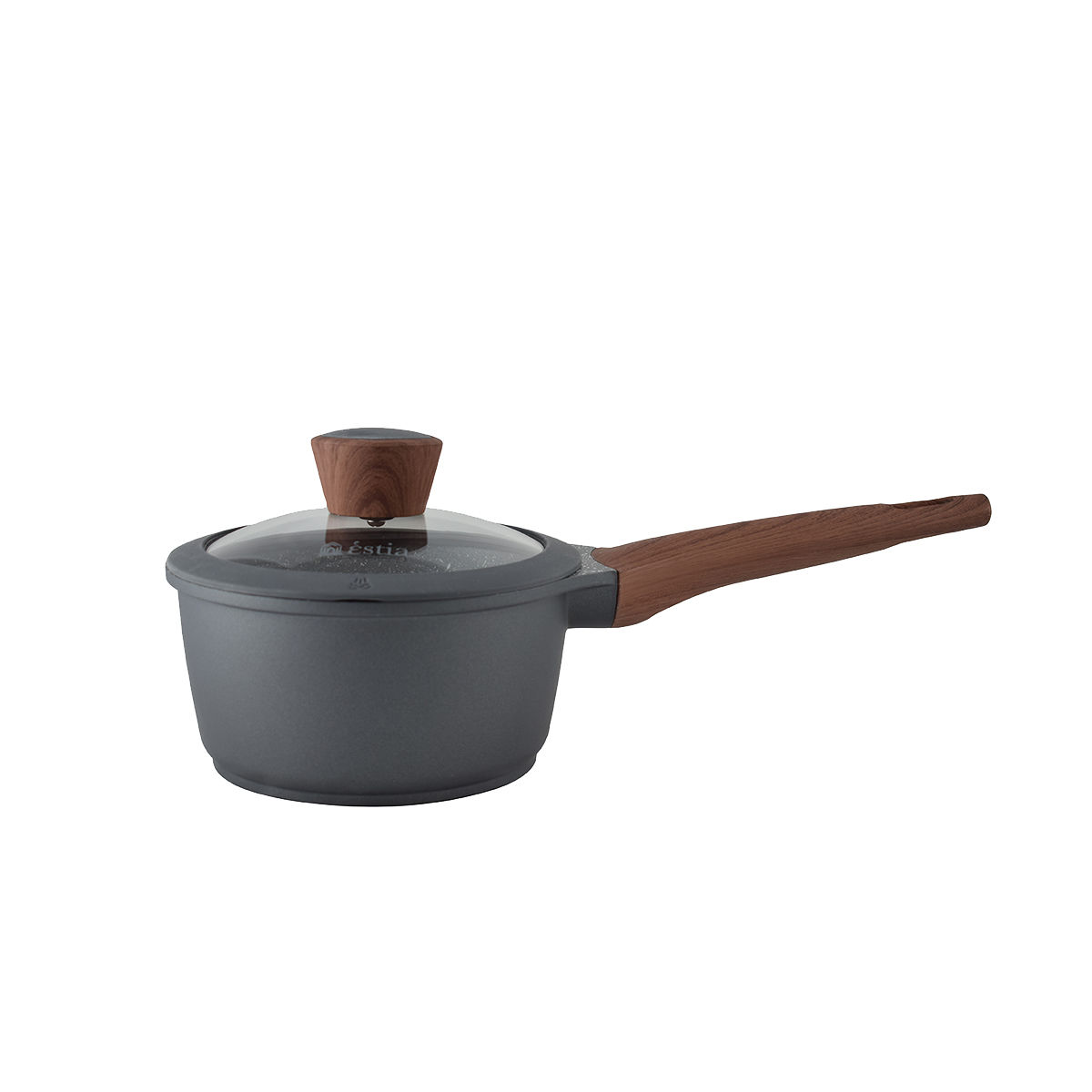 Μαγειρικά σκεύη 24home - ΣΗΜΑΝΤΙΚΟ: Σε περίπτωση διαφοράς τιμής από το κατάστημα ισχύει παντα και μόνο η τιμή του καταστήματος Κατσαρολάκι Γάλακτος Αντικολλητικό Αλουμινίου Stone Est