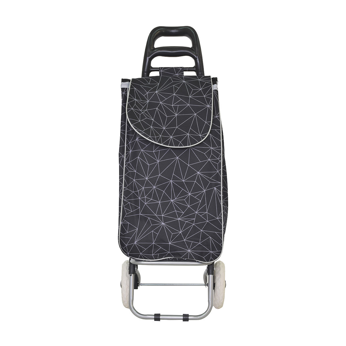 Καρότσι Λαΐκής Μεταλλικό-Υφασμάτινο Μαύρο Lux Estia 35,5x22x95,7εκ. 04-3364 (Υλικό: Μεταλλικό,...