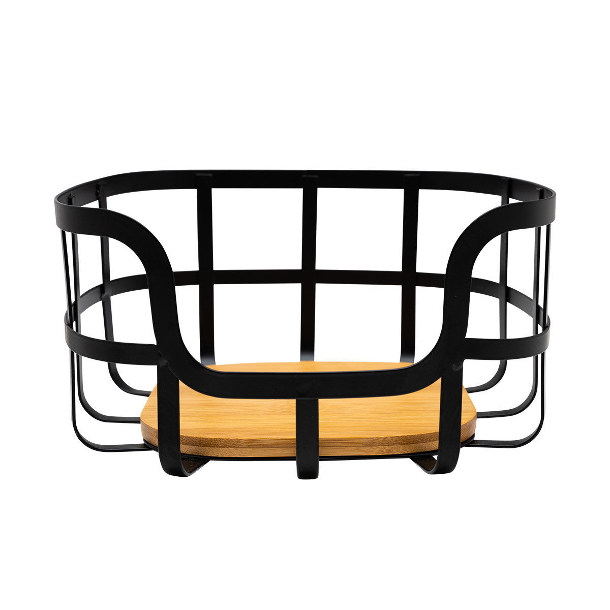 Φρουτιέρα Μεταλλική-Bamboo Μαύρη Essentials Estia 24x12,7εκ. 01-13226 (Υλικό: Μεταλλικό, Χρώμα:...