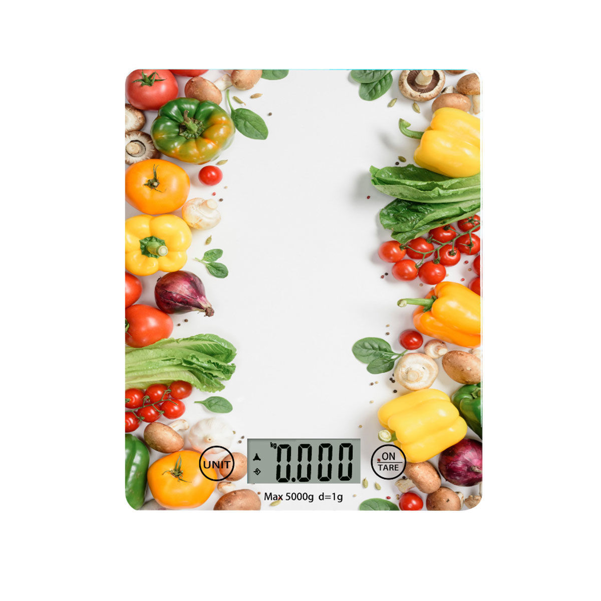 estia Ζυγαριά Κουζίνας Ψηφιακή Veggies Estia 20,5x16,5x16,5εκ. 01-13301 - estia - 01-13301