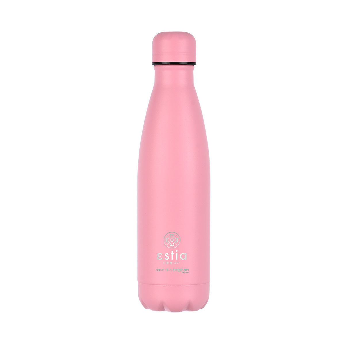 Θερμός-Μπουκάλι Ανοξείδωτο Flask Lite Save The Aegean Blossom Rose Estia 500ml-7x7x26,6εκ. 01-18030 (Υλικό: Ανοξείδωτο, Χρώμα: Ροζ) – estia – 01-18030