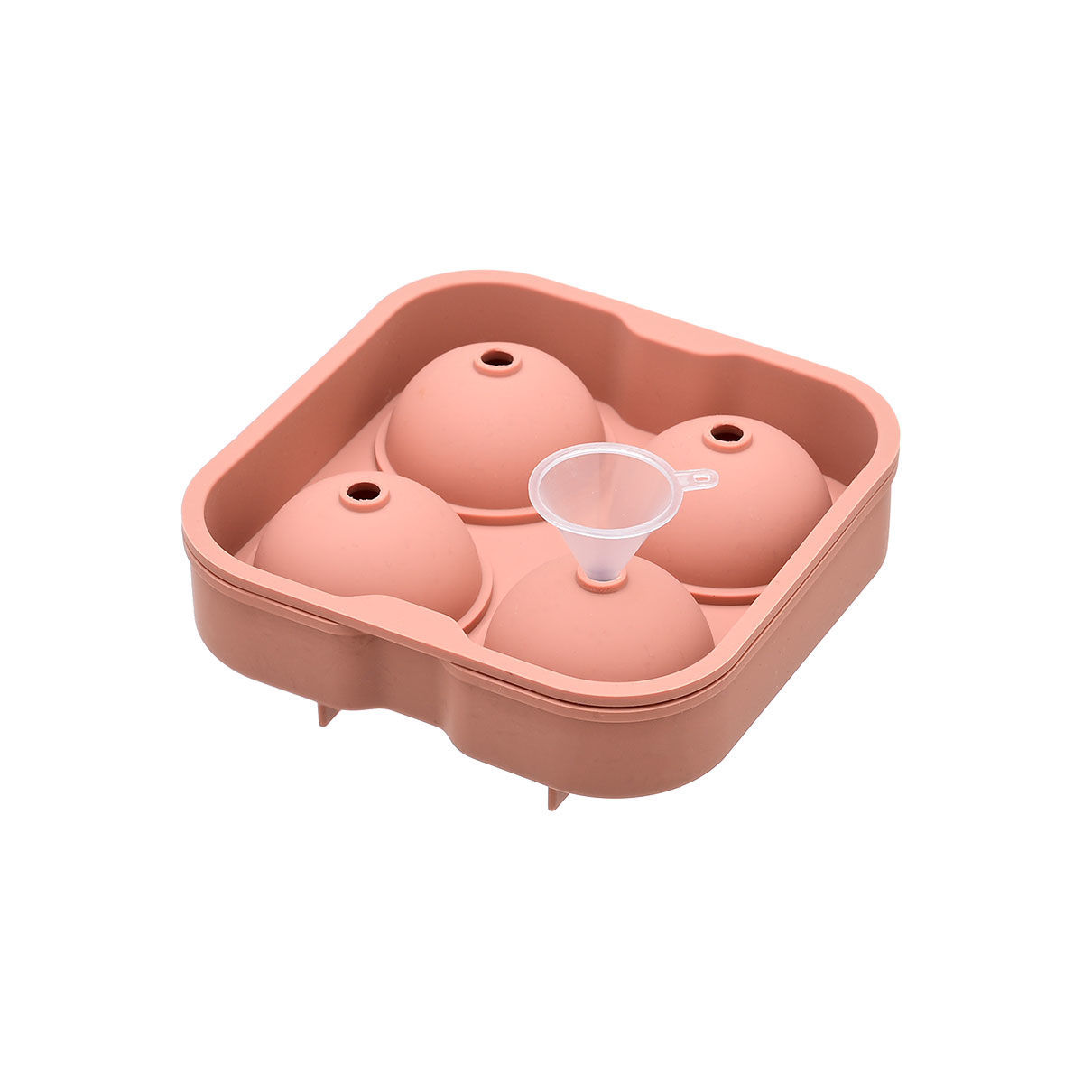 estia Παγοθήκη Σιλικόνης 4 Θέσεων Rotten Apple Estia 12x12x4,5εκ. 01-15039 (Υλικό: Σιλικόνη, Χρώμα: Σάπιο Μήλο ) - estia - 01-15039