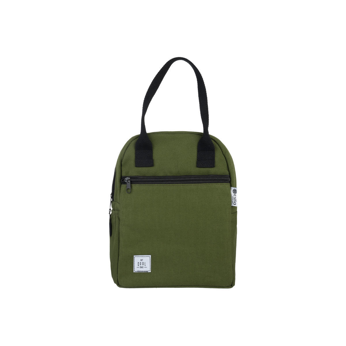 estia Τσάντα Φαγητού Ισοθερμική Βαμβακερή Forest Spirit Estia 7ltr-20x12x26εκ. 01-19327 (Χρώμα: Πράσινο ) - estia - 01-19327
