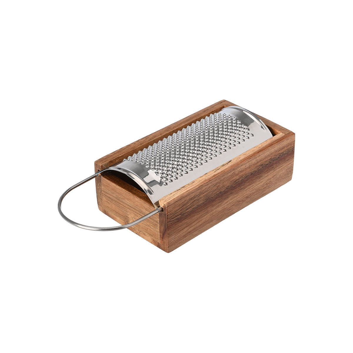 Τρίφτης Με Δοχείο Ανοξείδωτος-Ξύλινος Allure Estia 22x6,5x9εκ. 01-19143 (Υλικό: Ξύλο)...