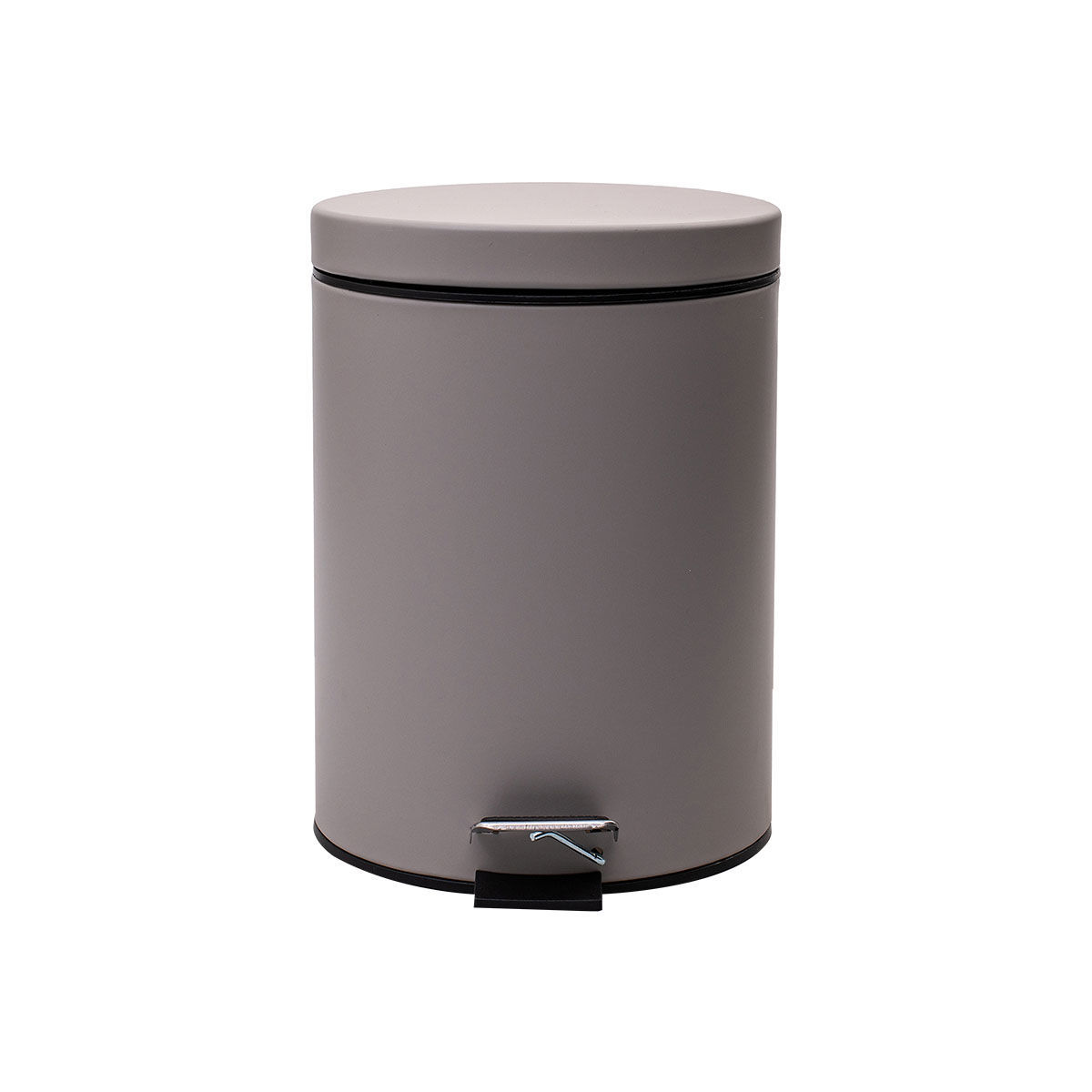 Καλάθι Απορριμμάτων 5lt Soft Close Μεταλλικό Taupe Clas