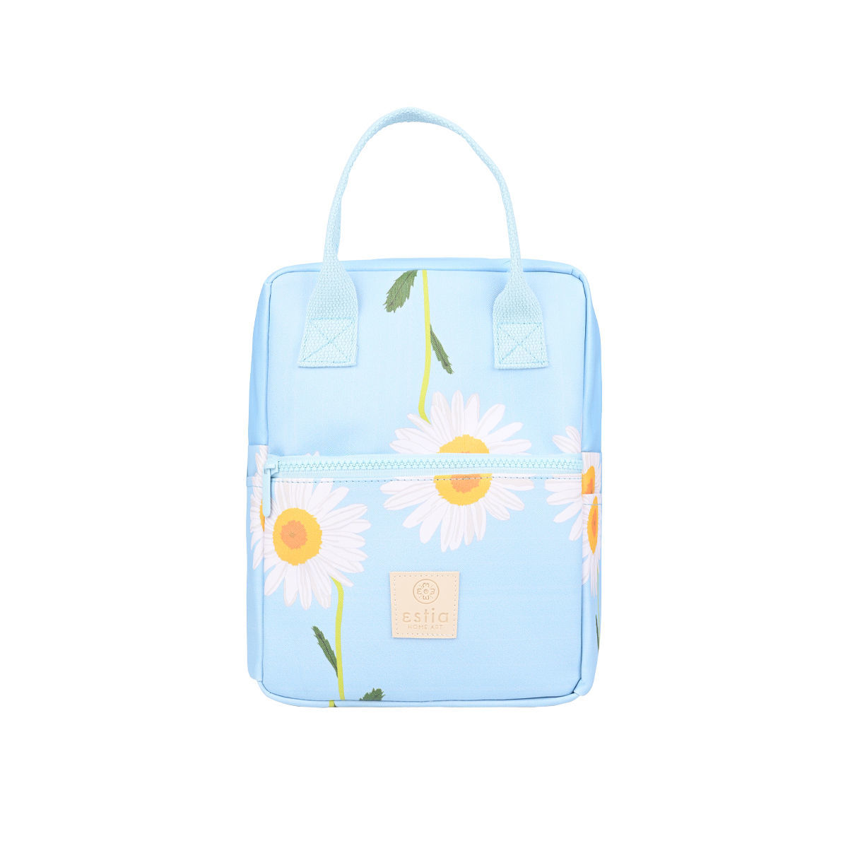 estia Τσάντα Φαγητού Ισοθερμική PVC Leather Dreamy Sky Save The Aegean Estia 7lt-20x14x27εκ. 01-22556 - estia - 01-22556