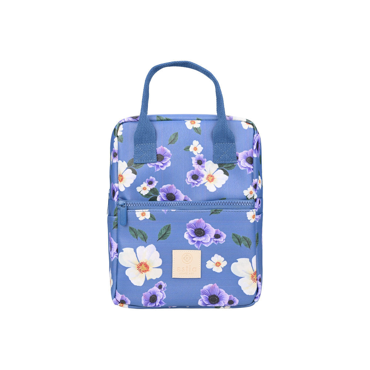 estia Τσάντα Φαγητού Ισοθερμική PVC Leather Garden Blue Save The Aegean Estia 7lt-20x14x27εκ. 01-22624 - estia - 01-22624