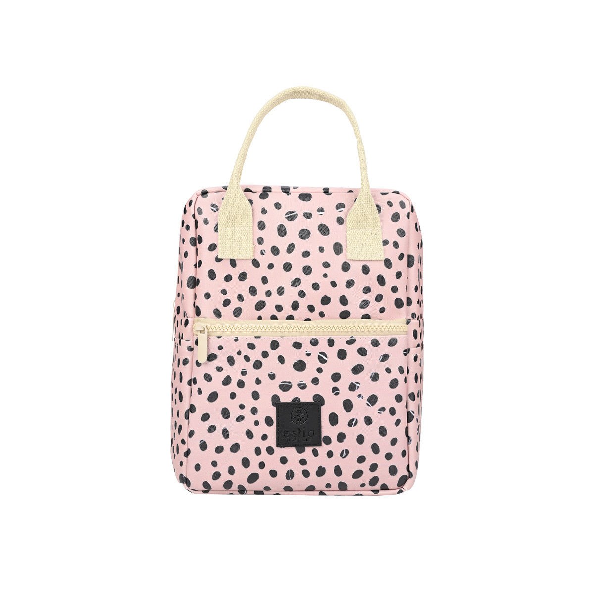 estia Τσάντα Φαγητού Ισοθερμική PVC Leather Leopard Taupe Save The Aegean Estia 7lt-20x14x27εκ. 01-22600 - estia - 01-22600