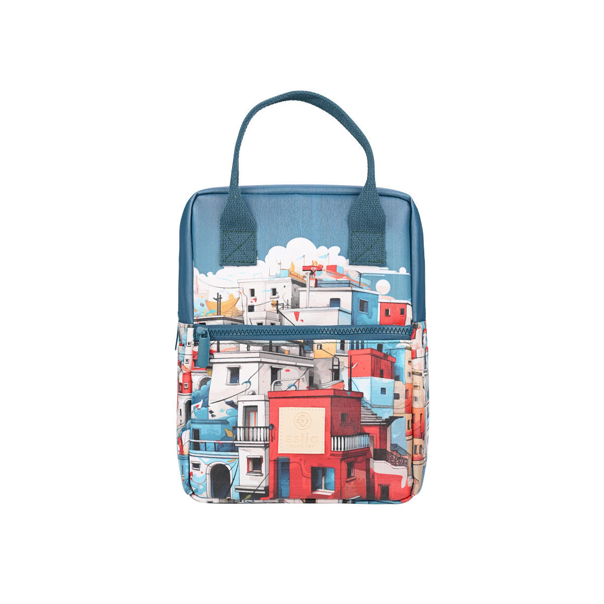 estia Τσάντα Φαγητού Ισοθερμική PVC Leather Urban Mythos Save The Aegean Estia 7lt-20x14x27εκ. 01-22587 - estia - 01-22587