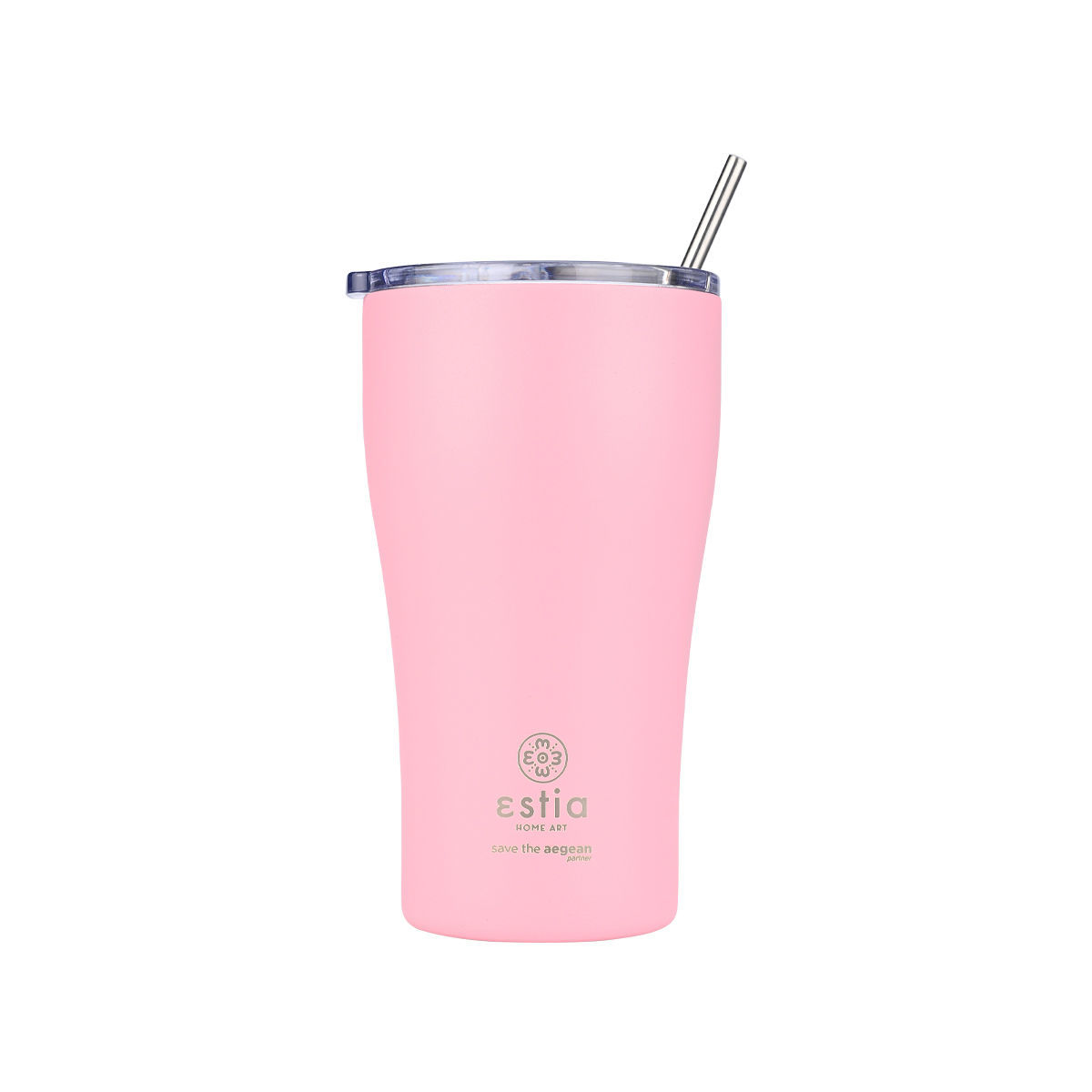 Θερμός-Ποτήρι Ανοξείδωτο Blossom Rose Save The Aegean Estia 500ml-9x16εκ. 01-23157...