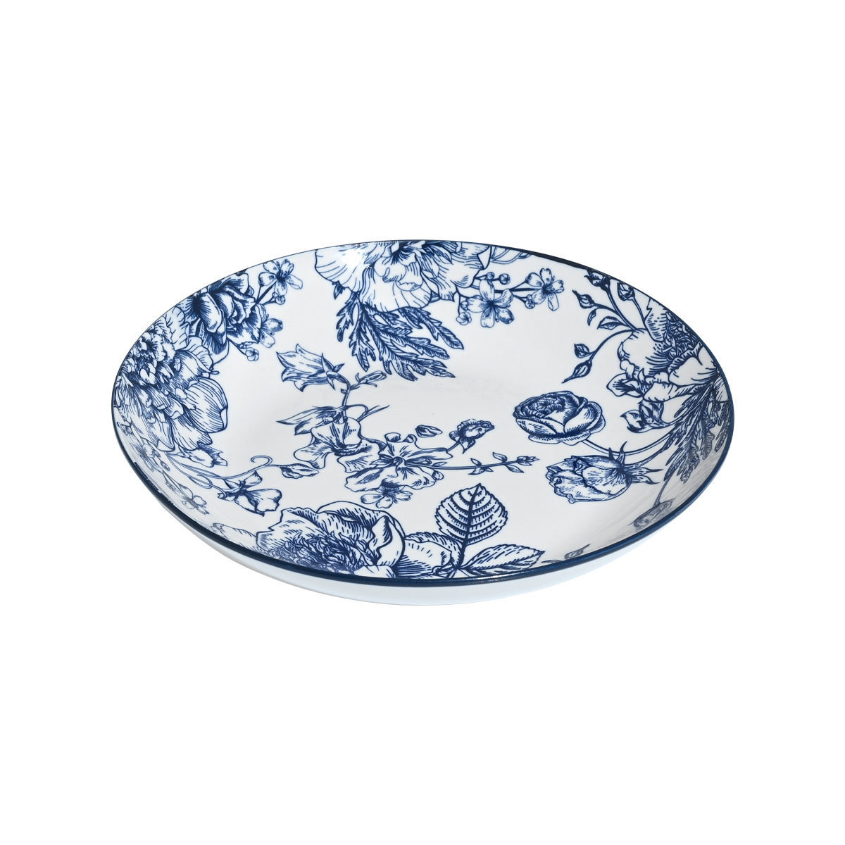 estia Πιάτο Βαθύ Πορσελάνης Garden Estia 21x4εκ. 07-21696 (Σετ 6 Τεμάχια) (Υλικό: Πορσελάνη, Μέγεθος: Μεμονωμένο) - estia - 07-21696