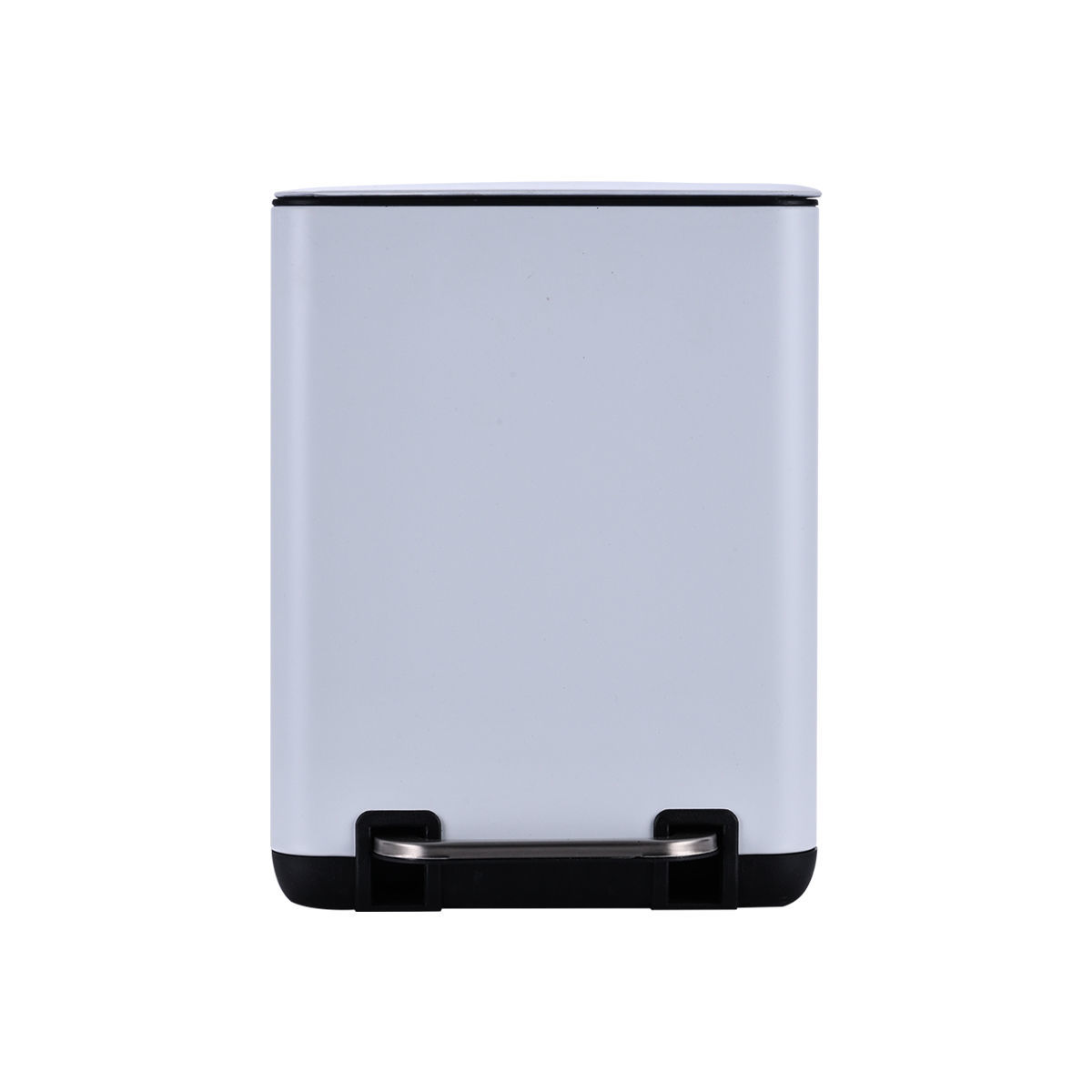 Καλάθι Απορριμμάτων 6lt Soft Close Μεταλλικό Λευκό Cubi