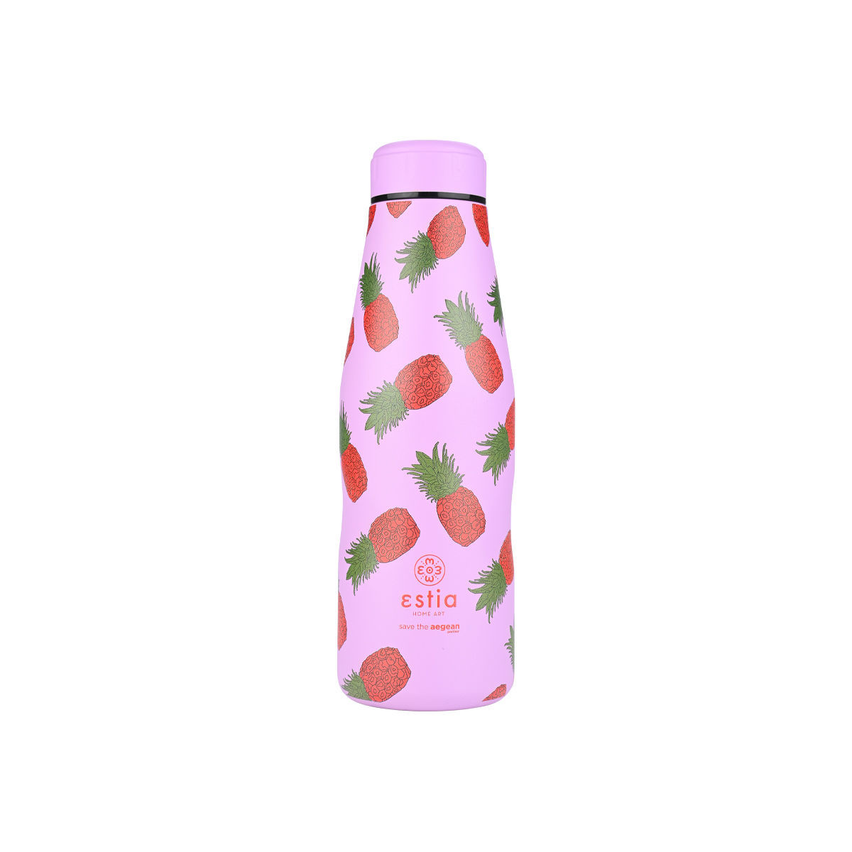 estia Θερμός-Μπουκάλι Ανοξείδωτο Flask Tropic Tango Save The Aegean Estia 500ml-7x7x22,3εκ. 01-22242 (Υλικό: Ανοξείδωτο) - estia - 01-22242