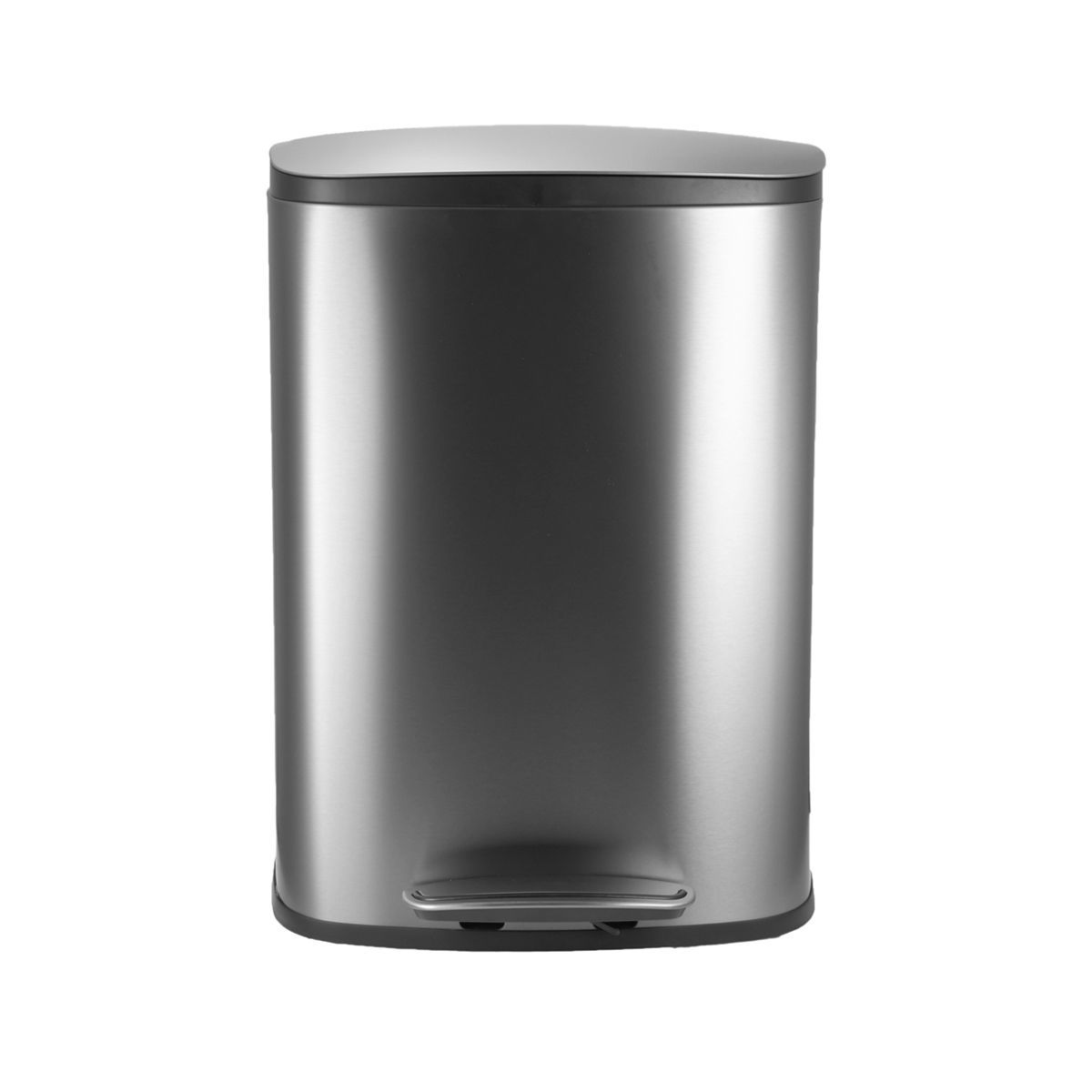 Κάδος Απορριμμάτων Ανοξείδωτος Inox 50lt-44x37,4x61,1εκ. Soloprime Estia 01-20927 (Υλικό: Ανοξείδωτο, Χρώμα: Inox) - estia - 01-20927