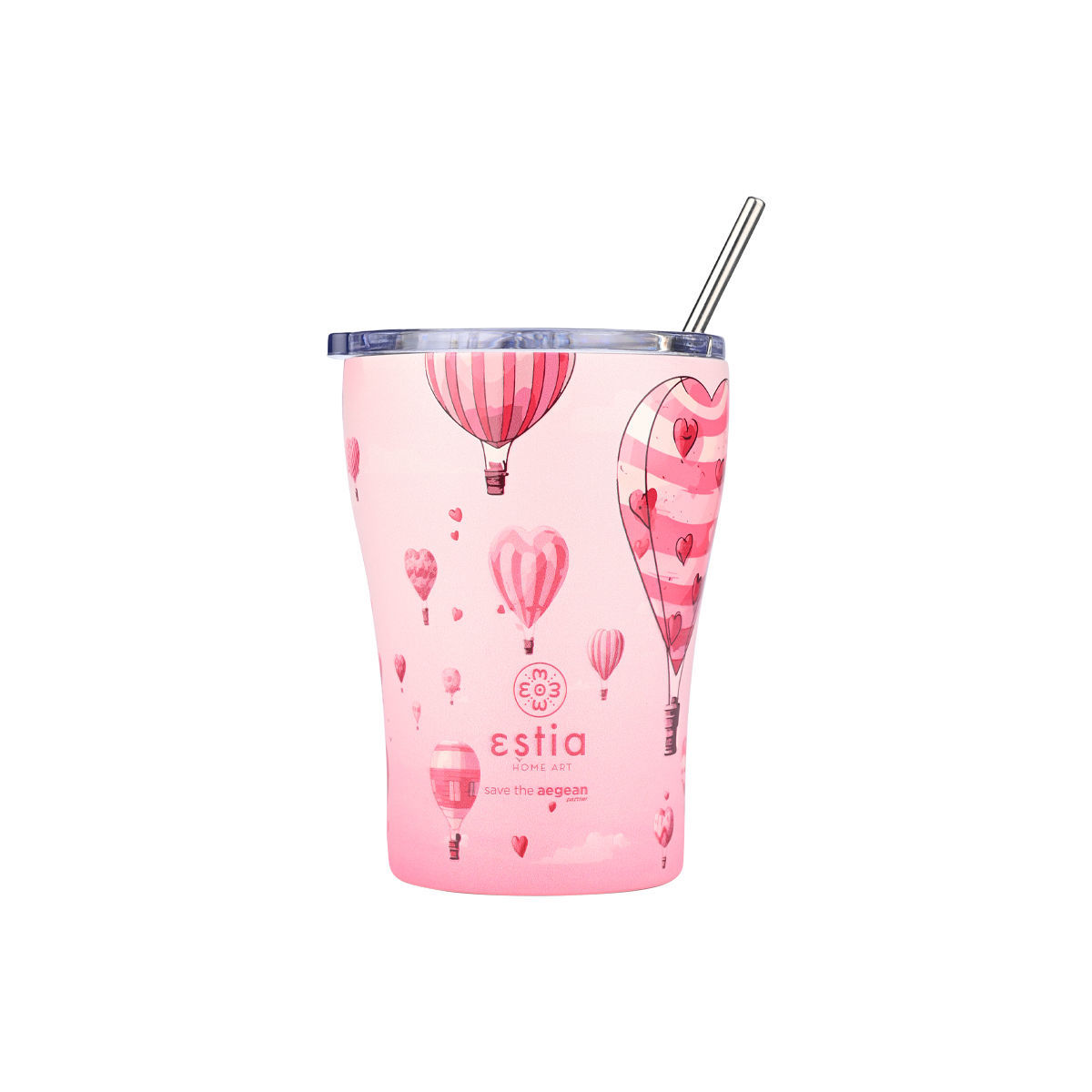 Θερμός-Ποτήρι Ανοξείδωτο Coffee Mug Love Ascend Save The Aegean Estia...