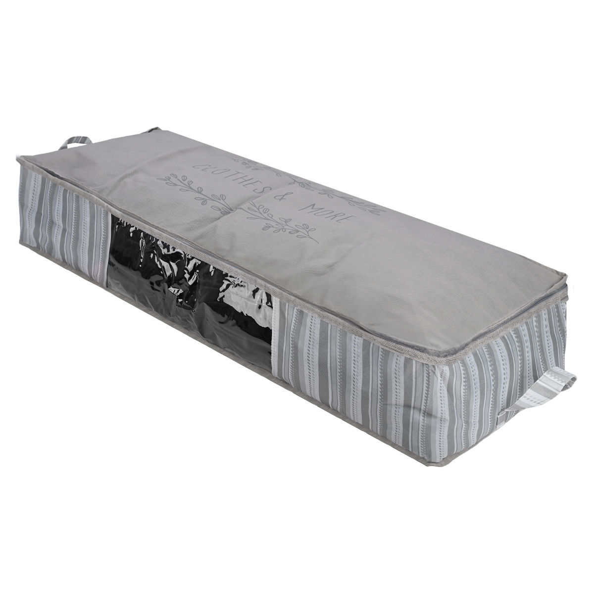 estia Θήκη Φύλαξης Non Woven Υφασμάτινη Με Παράθυρο 100x50x20εκ. Ιβουάρ Estia 03-24000 - estia - 03-24000
