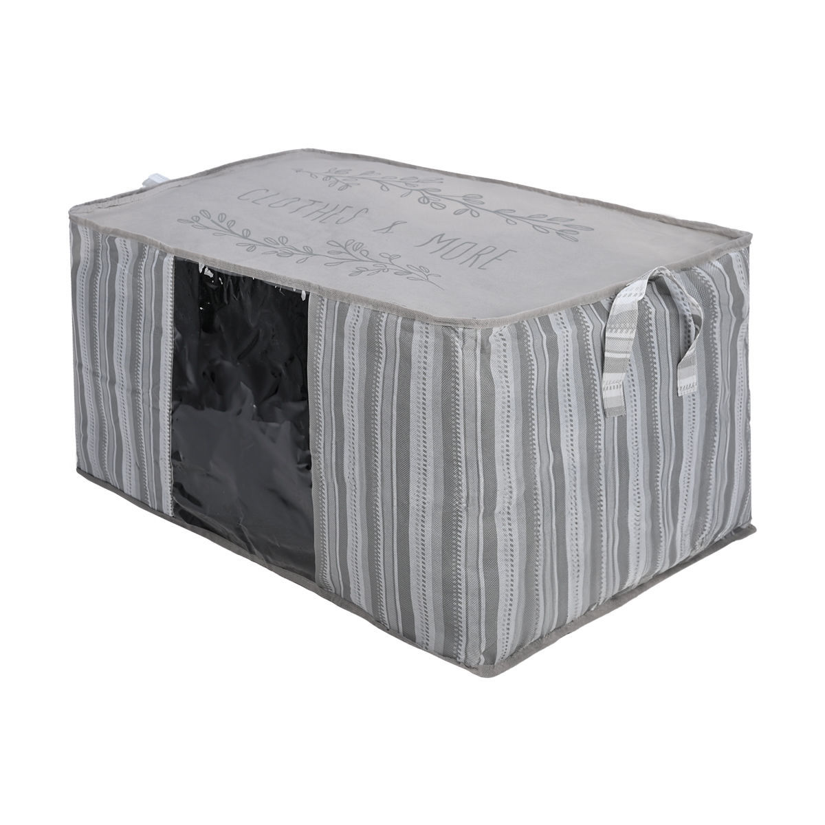 estia Θήκη Φύλαξης Non Woven Υφασμάτινη Με Παράθυρο 50x40x30εκ. Ιβουάρ Estia 03-23997 - estia - 03-23997