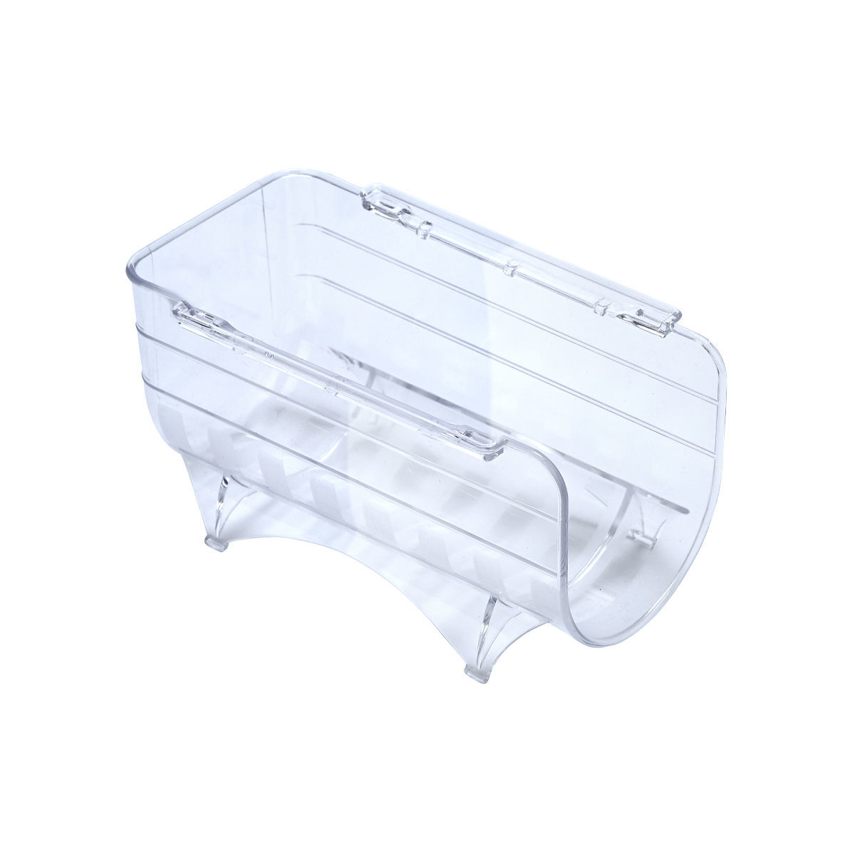 Κουτί Οργάνωσης Ψυγείου Για Μπουκάλι Κρασί Πλαστικό Διάφανο 10x20εκ. Estia...