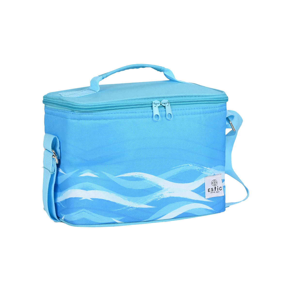 Τσάντα Ισοθερμική Polyester Tranquil Tides Estia 5lt-22x15x16εκ. 00-23355 (Ύφασμα: Polyester, Χρώμα: Μπλε) - estia - 00-23355