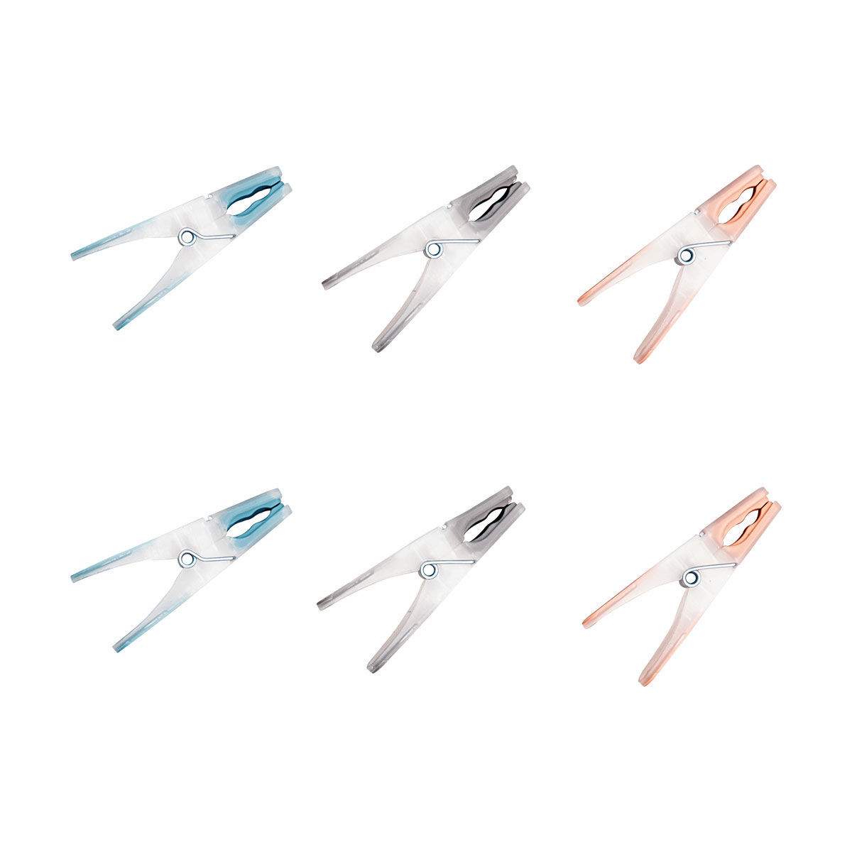 Μανταλάκια Σετ 20τμχ Πλαστικά Με Λάστιχο 3,3x1,6x8,4εκ. Estia 04-9748 (Υλικό:...