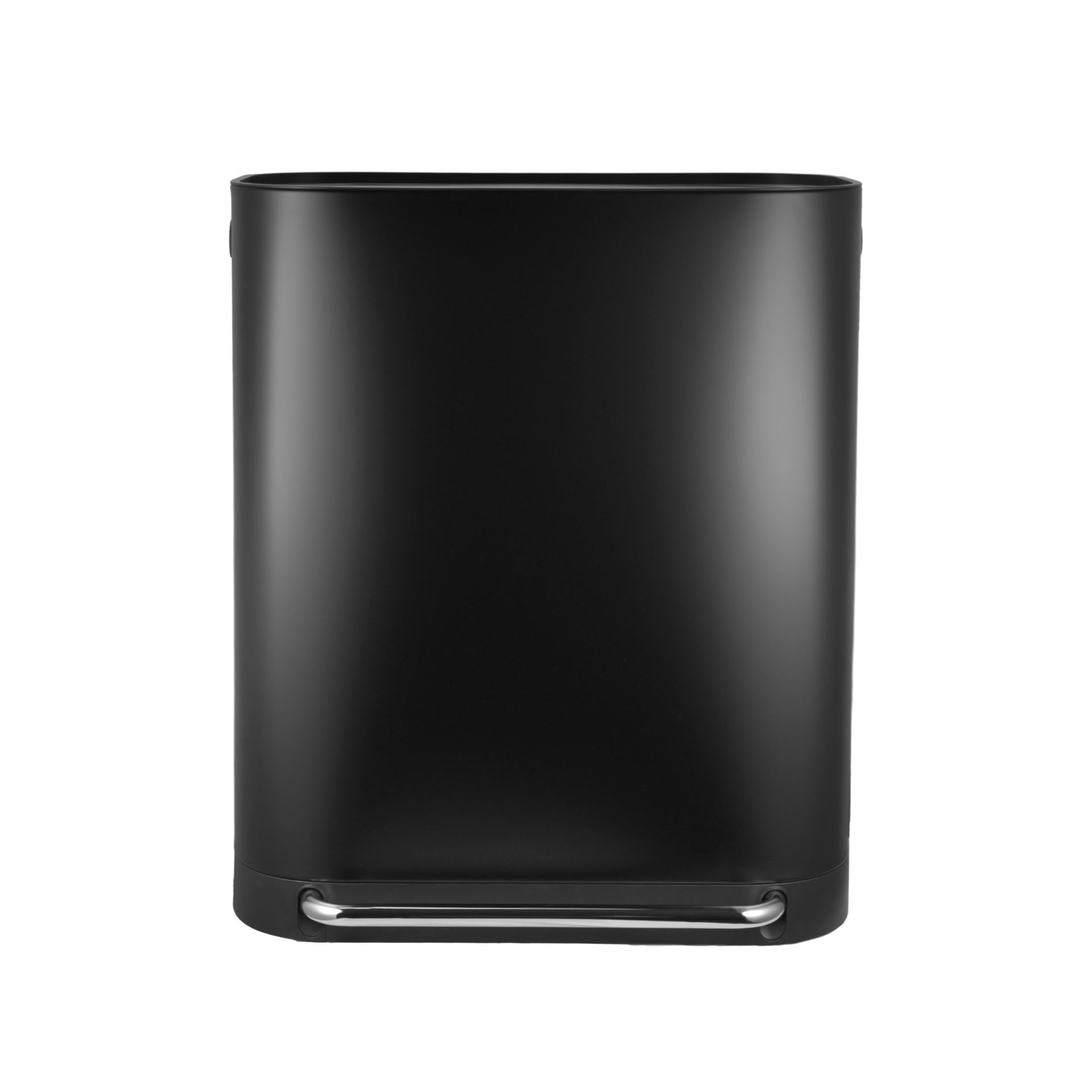 Κάδος Απορριμμάτων 2 Δοχείων Ανοξείδωτος Duoprime Μαύρος 60lt 30lt&30lt -57,5×37,3×68,2εκ. Estia 01-20897