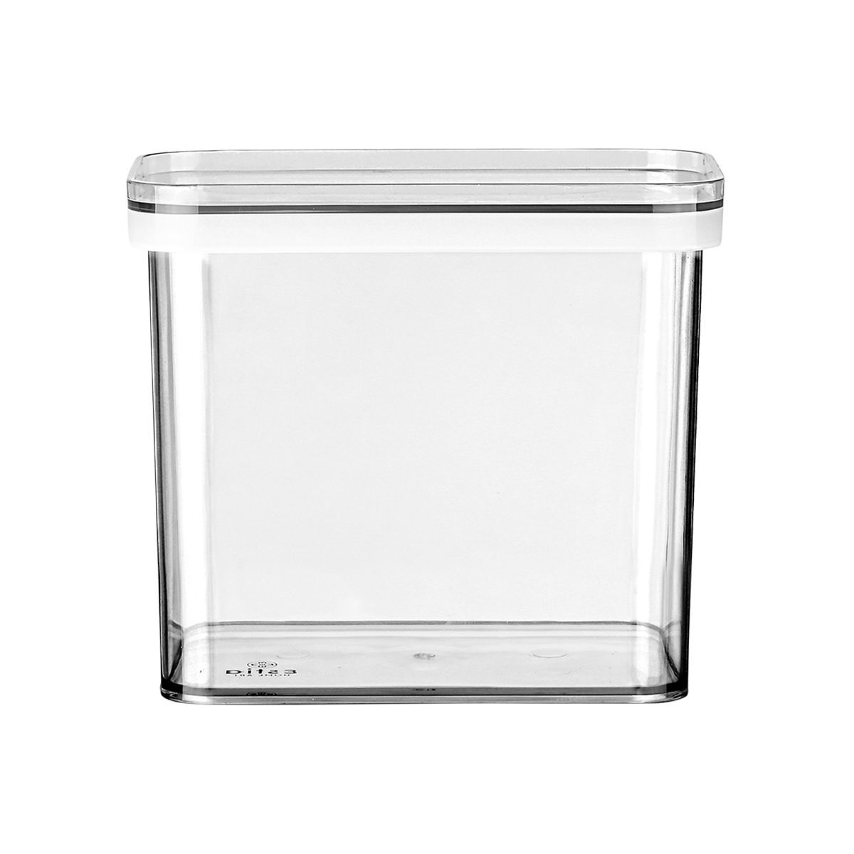 Δοχείο Αποθήκευσης Πλαστικό-Διάφανο Estia 1650ml-16,5x9,8x15εκ. 01-24307 (Υλικό: Πλαστικό, Χρώμα: Διάφανο...