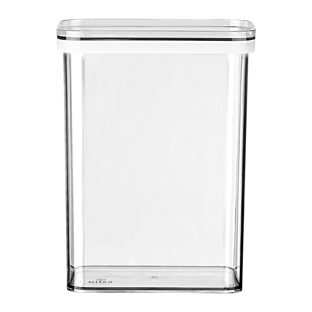 estia Δοχείο Αποθήκευσης Πλαστικό-Διάφανο Estia 2500ml-16,5x9,8x22,5εκ. 01-24314 (Υλικό: Πλαστικό, Χρώμα: Διάφανο ) - estia - 01-24314