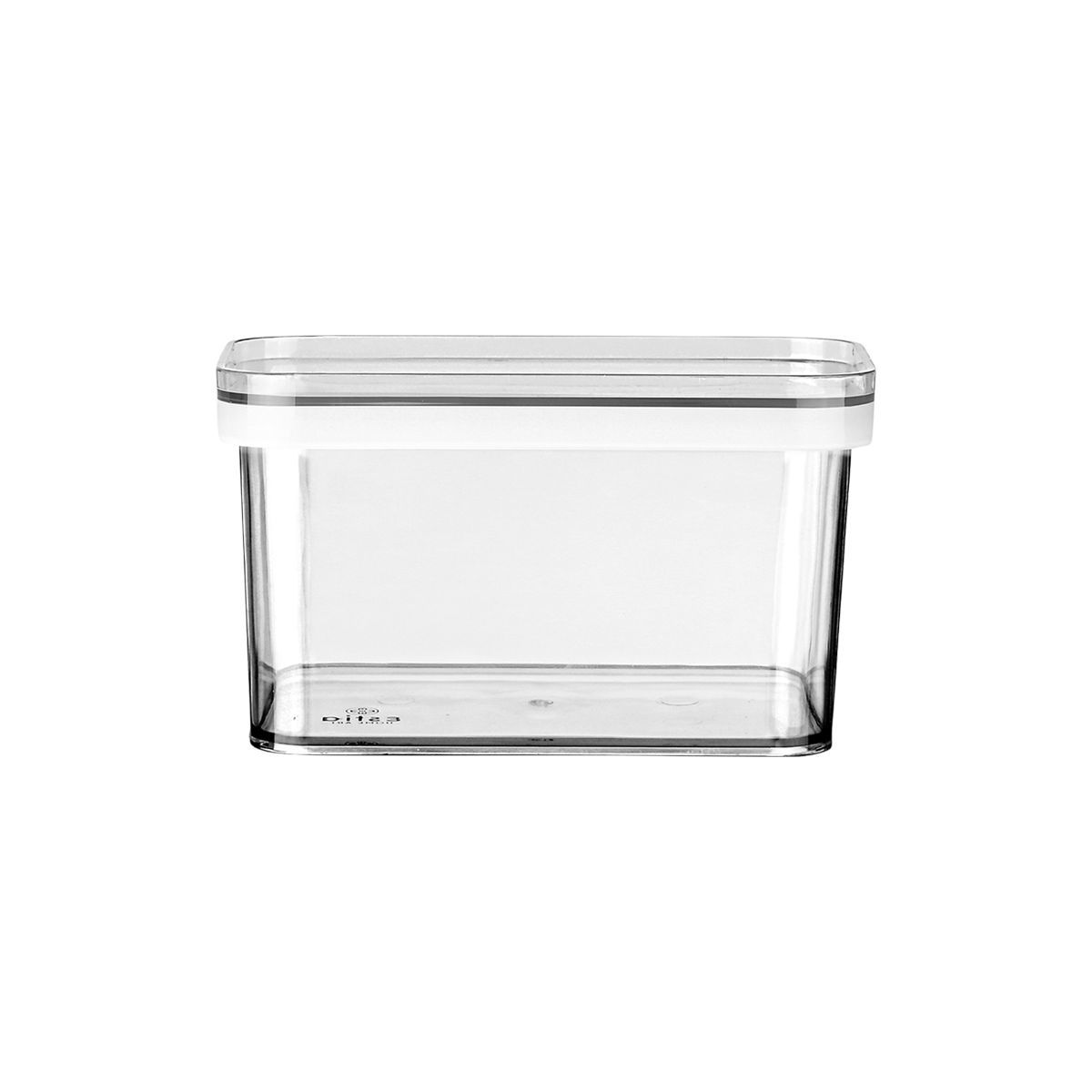estia Δοχείο Αποθήκευσης Πλαστικό-Διάφανο Estia 750ml-16,5x9,8x8εκ. 01-24291 (Υλικό: Πλαστικό, Χρώμα: Διάφανο ) - estia - 01-24291
