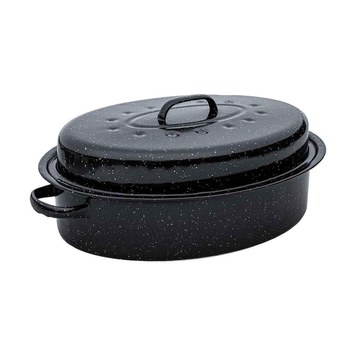 Μαγειρικά σκεύη 24home - ΣΗΜΑΝΤΙΚΟ: Σε περίπτωση διαφοράς τιμής από το κατάστημα ισχύει παντα και μόνο η τιμή του καταστήματος Γάστρα Εμαγιέ Enamel Με Σχάρα 46x32x18εκ.-7,8lt Estia 0