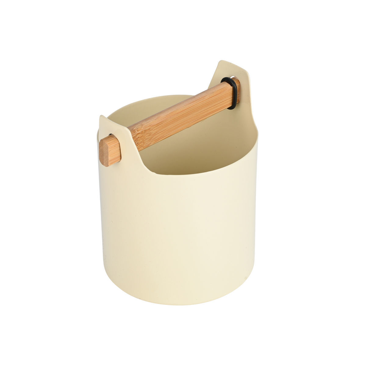 Κουταλοθήκη Ξύλινη Ακακίας-Μεταλλική Ιβουάρ 12x12x15εκ. Allure Estia 01-24796 (Υλικό: Ξύλο, Χρώμα: Ιβουάρ) - estia - 01-24796