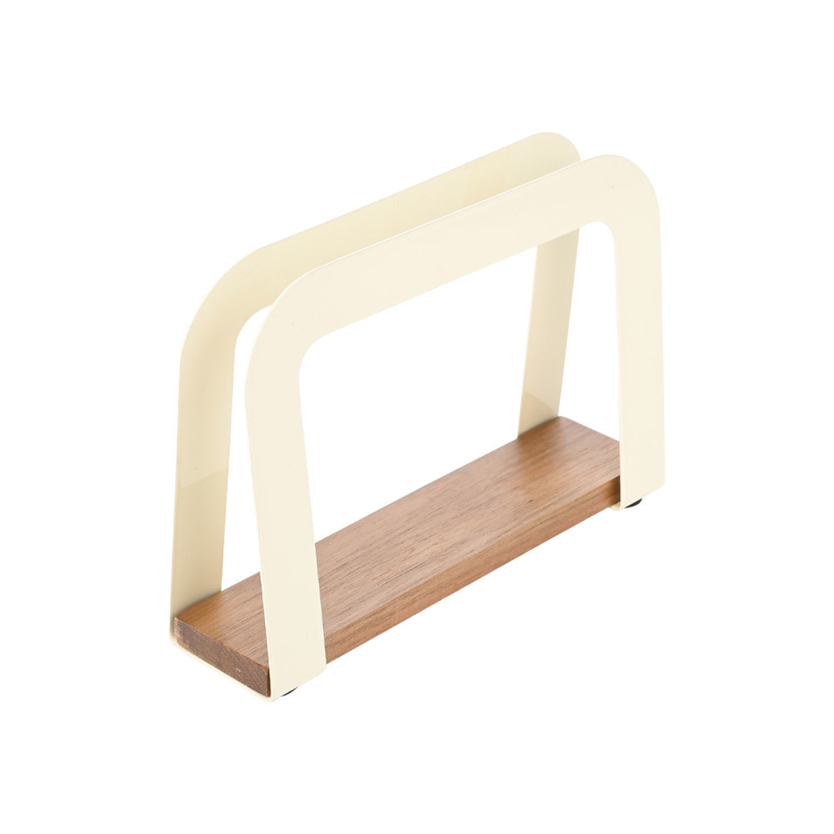 Χαρτοπετσετοθήκη Ξύλινη-Μεταλλική Ivory 12x4,5x12εκ. Allure Estia 01-24789 (Υλικό: Ξύλο, Χρώμα:...