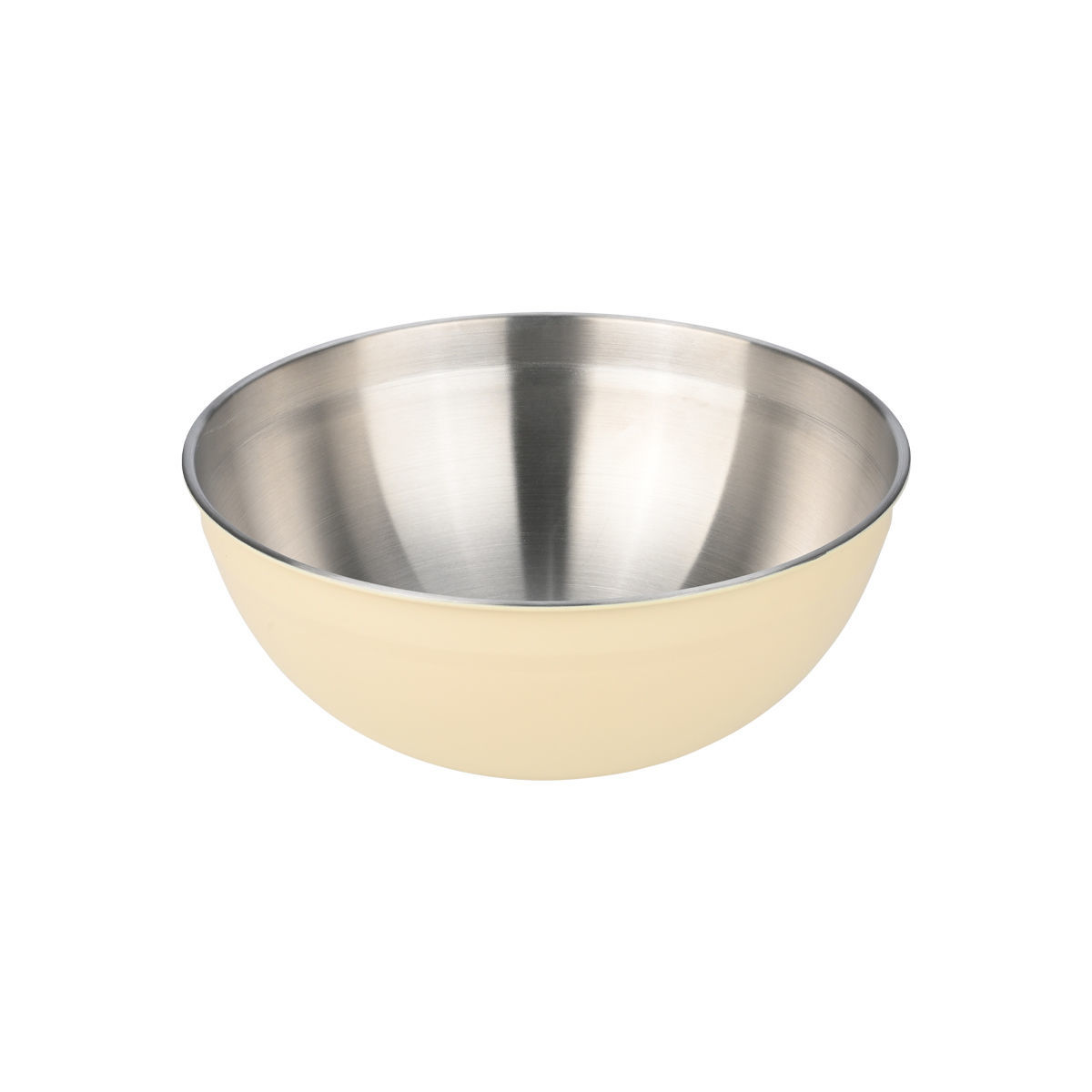 estia Μπωλ Ανάμειξης Ανοξείδωτο Allure Ivory 18x18x9εκ. Estia 01-25021 (Υλικό: Ανοξείδωτο, Χρώμα: Ιβουάρ) - estia - 01-25021