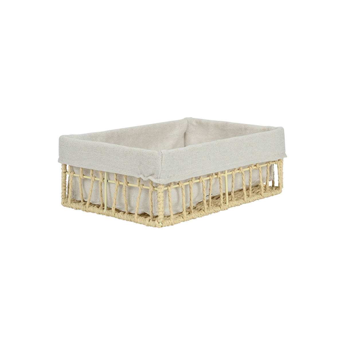 Καλάθι Οργάνωσης Paper Rope Μπεζ Nest 28x20x10εκ. Estia 02-28022 (Χρώμα:...